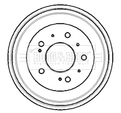 Brake Drum (BBR7101)