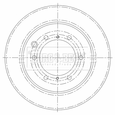 Brake Disc (BBD6008S)