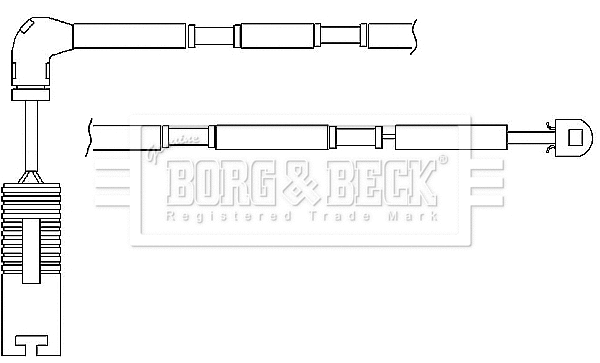 Warning Contact, brake pad wear (BWL3036)
