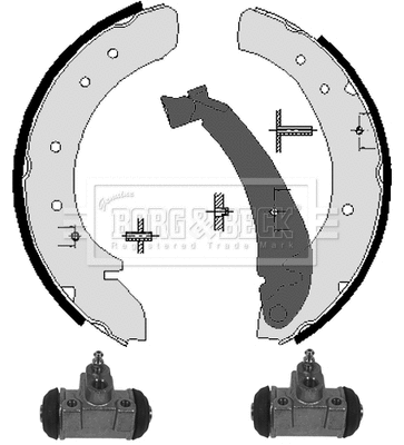 Brake Shoe Set (BBS1127K)