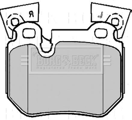 Brake Pad Set, disc brake (BBP2219)