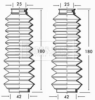 Bellow Kit, steering (BSG3106)