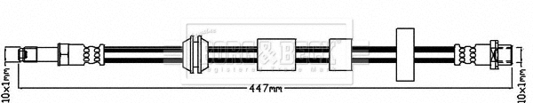 Brake Hose (BBH8555)