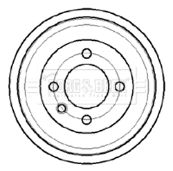 Brake Drum (BBR7043)