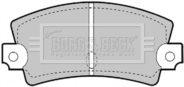 Brake Pad Set, disc brake (BBP1247)