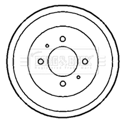Brake Drum (BBR7164)