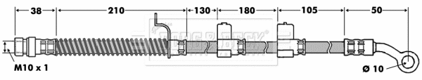 Brake Hose (BBH7455)