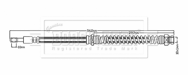 Brake Hose (BBH8883)