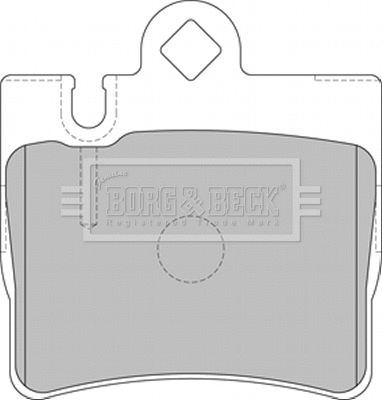Brake Pad Set, disc brake (BBP1797)