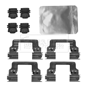 Accessory Kit, disc brake pad (BBK1474)