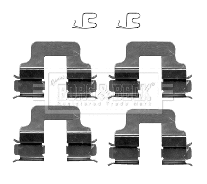 Accessory Kit, disc brake pad (BBK1202)