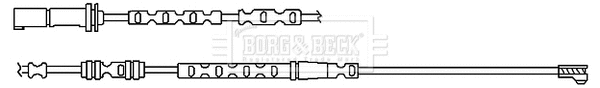 Warning Contact, brake pad wear (BWL3095)