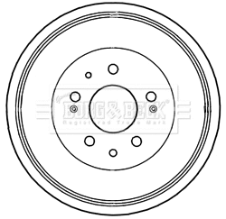 Brake Drum (BBR7233)