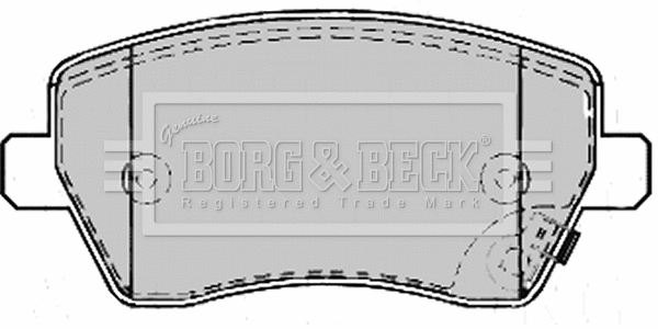 Brake Pad Set, disc brake (BBP2169)