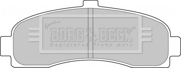 Brake Pad Set, disc brake (BBP1541)