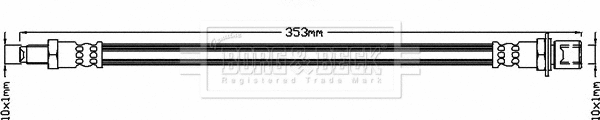 Brake Hose (BBH8096)