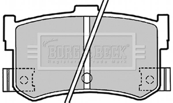 Brake Pad Set, disc brake (BBP1413)
