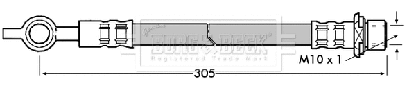 Brake Hose (BBH7241)