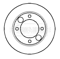 Brake Disc (BBD4536)