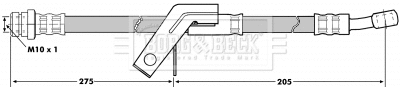 Brake Hose (BBH7046)
