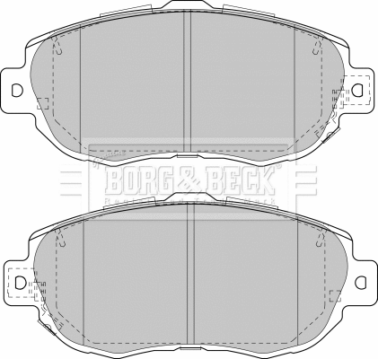 Brake Pad Set, disc brake (BBP1848)