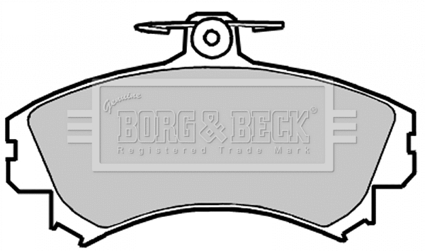 Brake Pad Set, disc brake (BBP2151)
