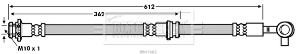 Brake Hose (BBH7662)