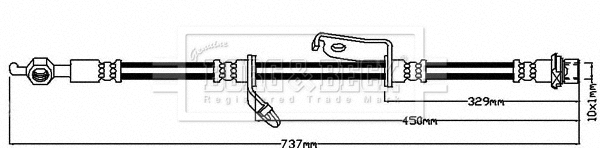 Brake Hose (BBH8549)