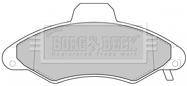 Brake Pad Set, disc brake (BBP1600)