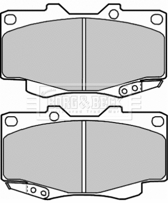 Brake Pad Set, disc brake (BBP2002)