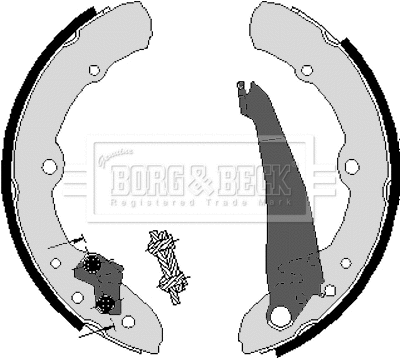 Brake Shoe Set (BBS6051)