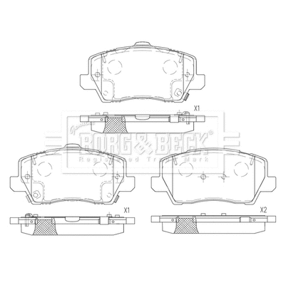 Brake Pad Set, disc brake