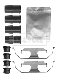 Accessory Kit, disc brake pad (BBK1593)