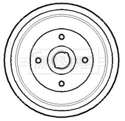 Brake Drum (BBR7143)
