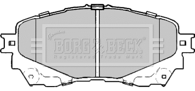 Brake Pad Set, disc brake (BBP2411)