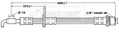 Brake Hose (BBH7213)