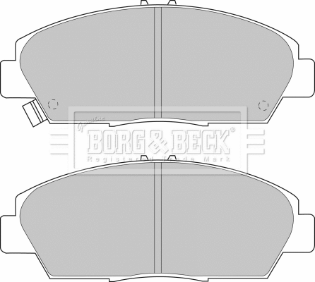 Brake Pad Set, disc brake (BBP1398)
