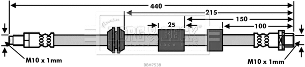 Brake Hose (BBH7538)