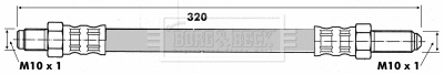 Brake Hose (BBH6512)