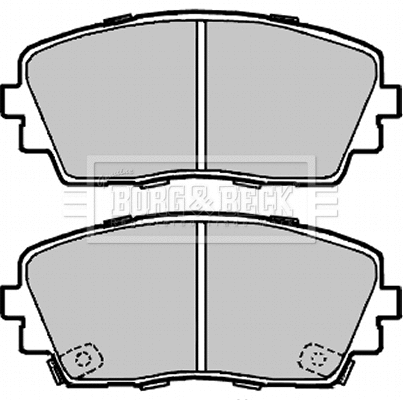 Brake Pad Set, disc brake (BBP2332)