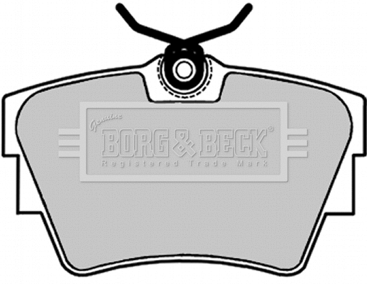 Brake Pad Set, disc brake (BBP1693)