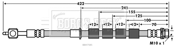 Brake Hose (BBH7585)