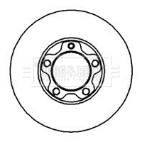 Brake Disc (BBD5849S)