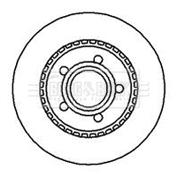 Brake Disc (BBD4116)
