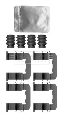 Accessory Kit, disc brake pad (BBK1597)