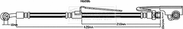 Brake Hose (BBH8113)