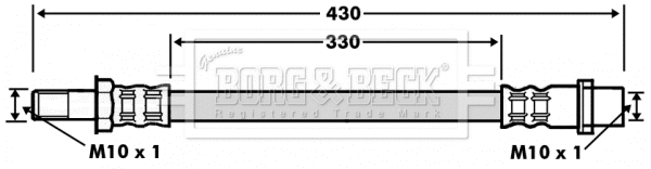 Brake Hose (BBH7496)