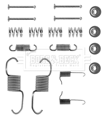 Accessory Kit, brake shoes (BBK6063)