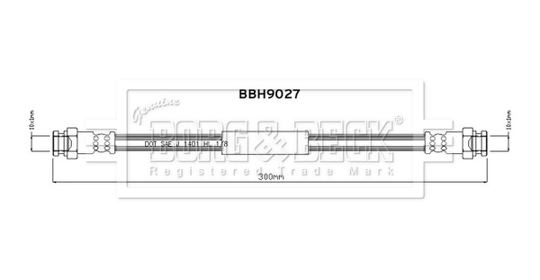 Brake Hose (BBH9027)