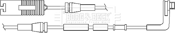Warning Contact, brake pad wear (BWL3011)